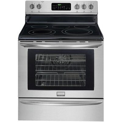 Gallery Series 5.8 cu. Ft. Electric Smoothtop Free-Standing Range Color: Stainless Steel image