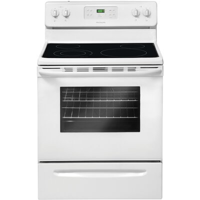 5.3 cu. Ft. Electric Smoothtop Free-Standing Range Color: White image
