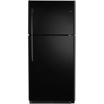 21 Cu. Ft. Top Freezer Refrigerator Color: Black image