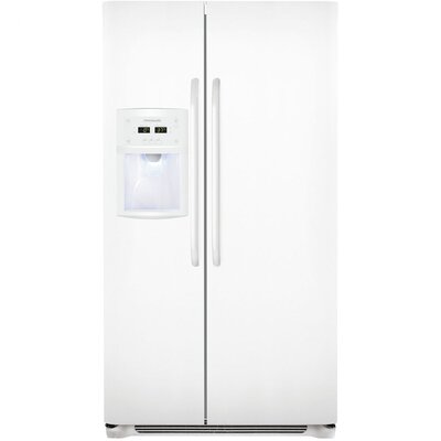 22.6 Cu. Ft. Side by Side Refrigerator Color: Pearl White image