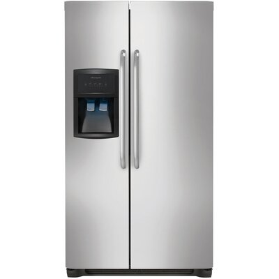 23 Cu. Ft. Side by Side Refrigerator Color: Stainless Steel image
