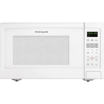 1.6 Cu. Ft. 1100W Countertop Microwave Color: White image