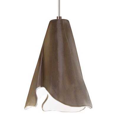 Flora 1 Light Mini Pendant Finish: Sagebrush, Canopy and Transformer: With