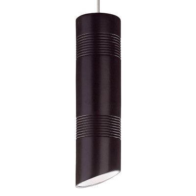 Raindance 1 Light Mini Pendant Finish: Matte Black, Canopy and Transformer: With