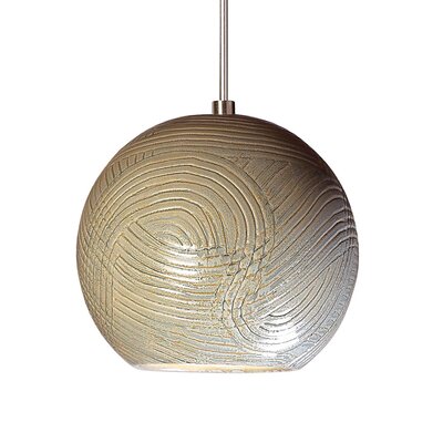 Twine 1 Light Mini Pendant Finish: Sagebrush, Canopy and Transformer: Without