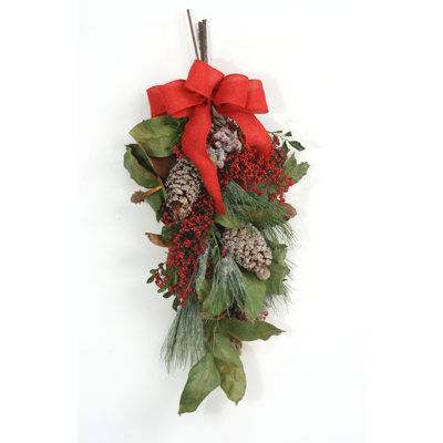 Down Home Berry on Magnolia and Snow Pine Swag image