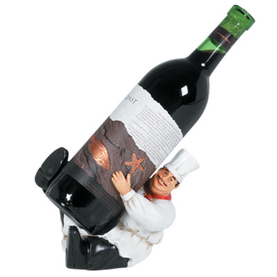 Kitchen Character 1 Bottle Tabletop Wine Rack