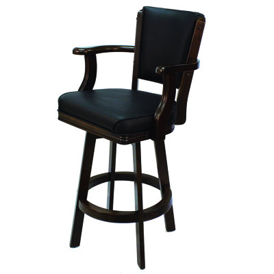 30 inch Swivel Bar Stool Frame Finish: Cappuccino