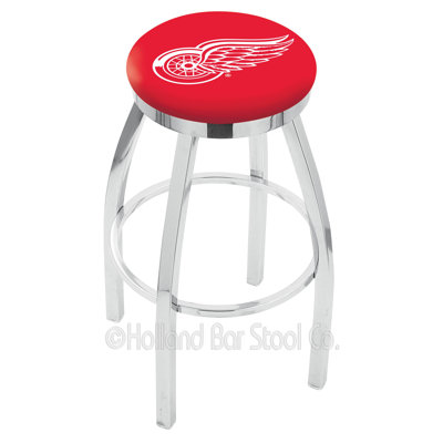 NHL 30 inch Swivel Bar Stool NHL Team: Detroit Red Wings