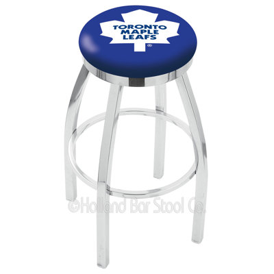 NHL 36 inch Swivel Bar Stool NHL Team: Toronto Maple Leafs