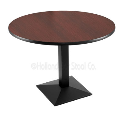 30 inch Pub Table Tabletop Size: 36 inch Dia, Finish: Black