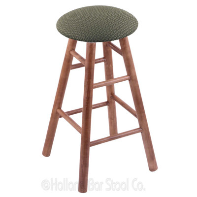 36 inch Swivel Bar Stool Upholstery: Axis Grove, Finish: Medium Maple