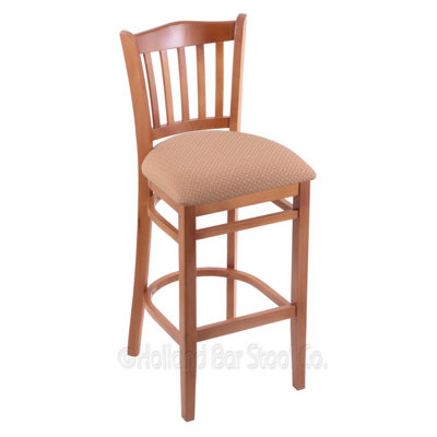 25 inch Bar Stool Upholstery: Axis Summer, Finish: Medium