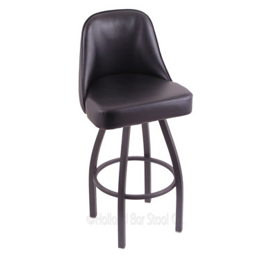 Grizzly 30 inch Swivel Bar Stool Base Finish: Pewter
