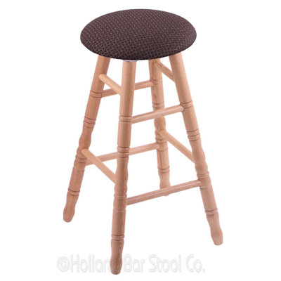 36 inch Swivel Bar Stool Upholstery: Axis Truffle, Finish: Natural Oak