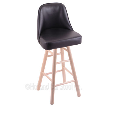 Grizzly Swivel Bar Stool Base Finish: Natural Maple