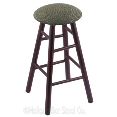 36 inch Swivel Bar Stool Upholstery: Axis Grove, Finish: Dark Cherry Maple