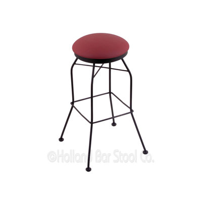 30 inch Swivel Bar Stool Upholstery: Allante Wine