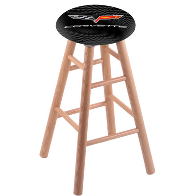 30 inch Bar Stool with Cushion Finish: Natural