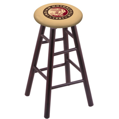 30 inch Bar Stool with Cushion Finish: Dark Cherry
