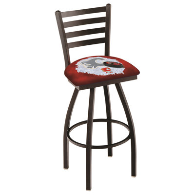 NHL Swivel Bar Stool with Cushion NHL Team: Calgary Flames