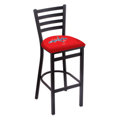 NHL Bar Stool with Cushion NHL Team: Washington Capitals