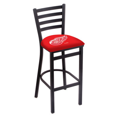 NHL Bar Stool with Cushion NHL Team: Detroit Red Wings