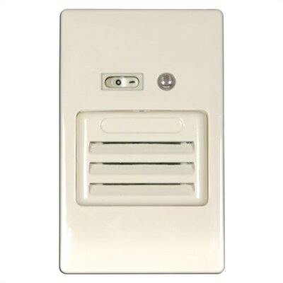 Louvered Recessed Night Light (Set of 3) Color: White