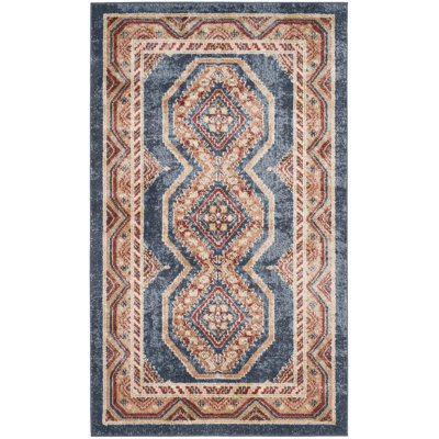 Sakina Persian Royal/Rust Rug at Wayfair Sakina Persian Royal/Rust Rug.