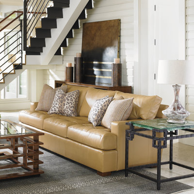 Tommy Bahama Home 01-7294-33-01 Island Fusion Osaka Leather Sofa