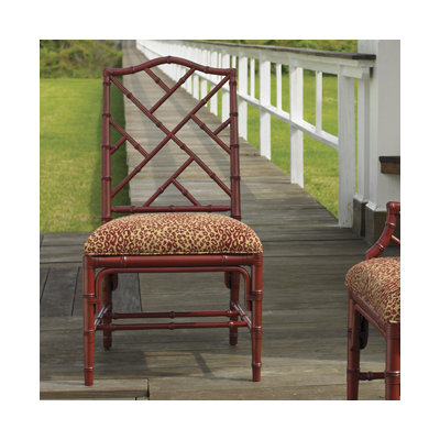 Island Estate Ceylon Side Chair (Set of 2) Finish: Sangria