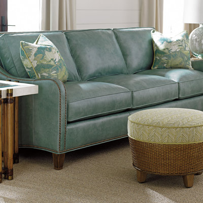 Tommy Bahama Home 01-LL7212-33-73 Twin Palms Leather Sofa