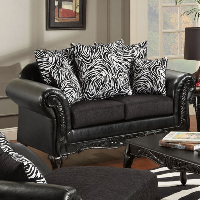 726305-L WCF1382 Chelsea Home Lolita Loveseat