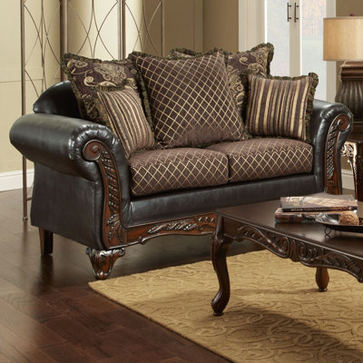 726350-L WCF1385 Chelsea Home Amelia Loveseat