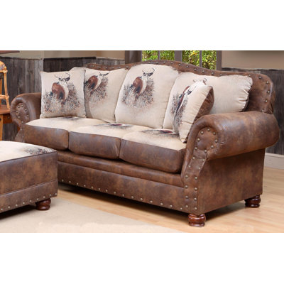 4069-S WCF1720 Chelsea Home Big Buck Sofa