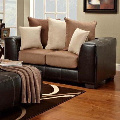 6302-SRS WCF1672 Chelsea Home Landon Loveseat