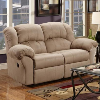 1002-SC WCF1668 Chelsea Home Ambrose Reclining Loveseat