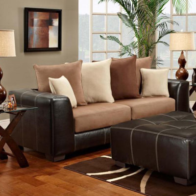 6303-SRS WCF1701 Chelsea Home Landon Sofa