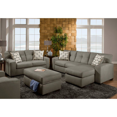 Chelsea Home 185107-9335-SEC-VLD Rockland Chaise Living Room Collection