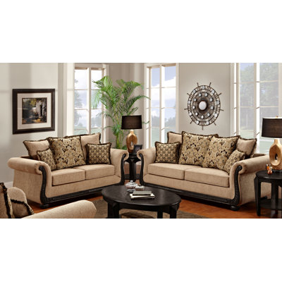 Chelsea Home 476000-S-DT / 476000-S-DJ Carol Living Room Collection