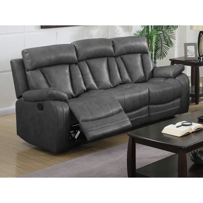 8172004-93-S CHFC3064 Chelsea Home Leverett Leather Reclining Sofa