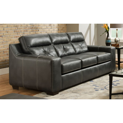181307-8810-OC CHFC3093 Chelsea Home Aragon Leather Sofa