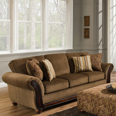 185653-1662 AMF1561 Chelsea Home Cornell Chestnut Sofa