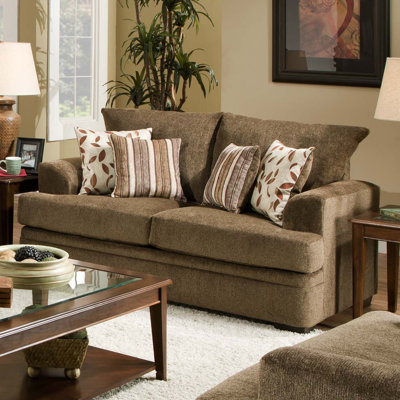 Chelsea Home 183652-1661 Cornell Cocoa Loveseat