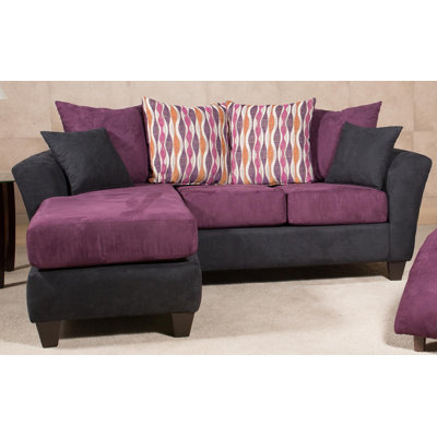 212120-65-CS-BE CHFC3130 Chelsea Home Lynn Chaise Sofa