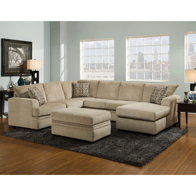 186800-1663-SEC-CP Chelsea Home Cornell Platinum Sectionals