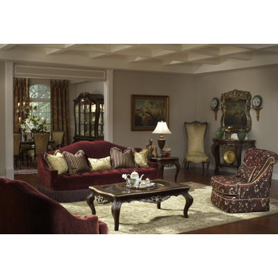 Michael Amini ICO3156 Imperial Court Tufted Living Room Collection
