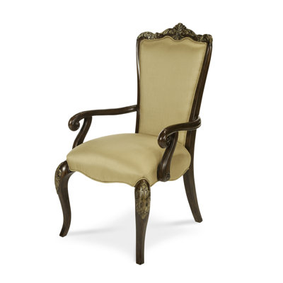 Imperial Court Fabric Back Arm Chair
