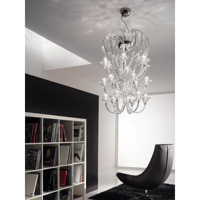 Babylon 18 Light Crystal Chandelier