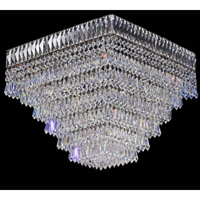 Cheops Crystal 6 Light Flush Mount